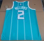 Maillot de Basket #2 Williams Charlotte Hornets Bleu